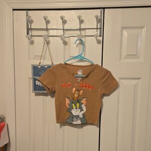 Women's Brown Crop Top